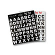 Load image into Gallery viewer, ASL ALPHABET STICKER SHEET