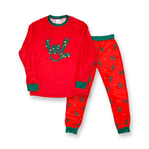 MEN ILY SIGN CHRISTMAS MATCHING FAMILY PAJAMAS