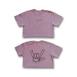 Load image into Gallery viewer, ByMARA ILY SIGN CROP TEE
