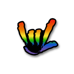 RAINBOW ILY SIGN STICKER