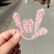 Load image into Gallery viewer, Cherry Blossom ILY Sticker

