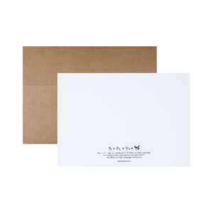 HALOGRAPHIC ILY SIGN POSTCARD