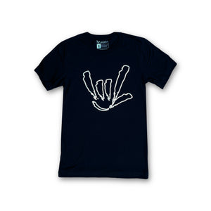 UNISEX TEE: ILY SIGN OUTLINE